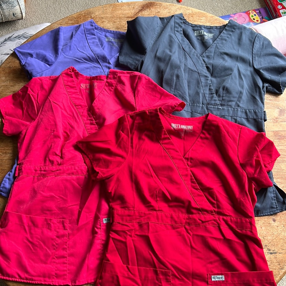 Grey’s Anatomy scrub top lot